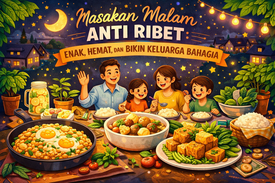 Masakan Malam Anti Ribet: Enak, Hemat, dan Bikin Keluarga Bahagia